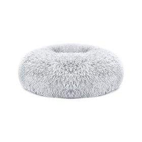 Soft Warm Puppy Cat Bed Dog Cozy Nest for S/M Dog (Color: gray, size: O/S)